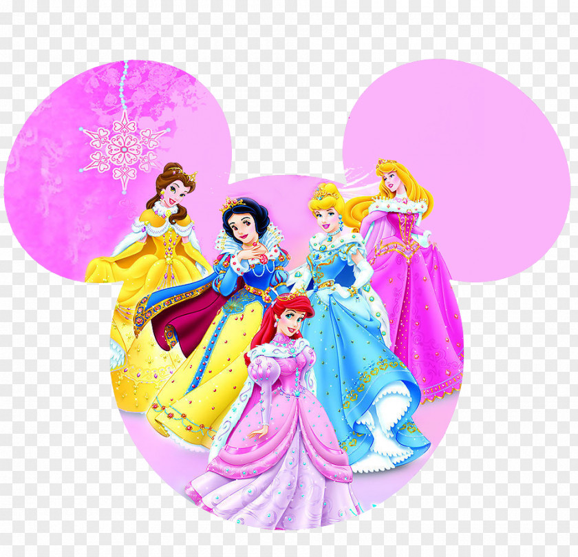 Disney Princess Ariel Cinderella Tiana Christmas Tree PNG