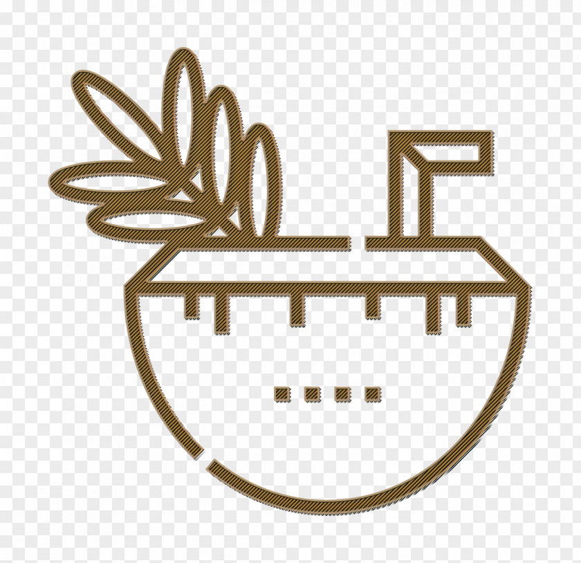 Cocktail Icon Tropical Coconut Drink PNG