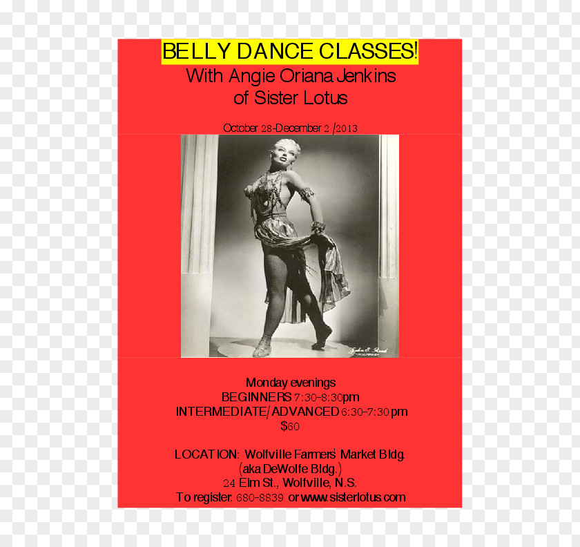 Dance Poster Flyer Brand Lili St. Cyr PNG