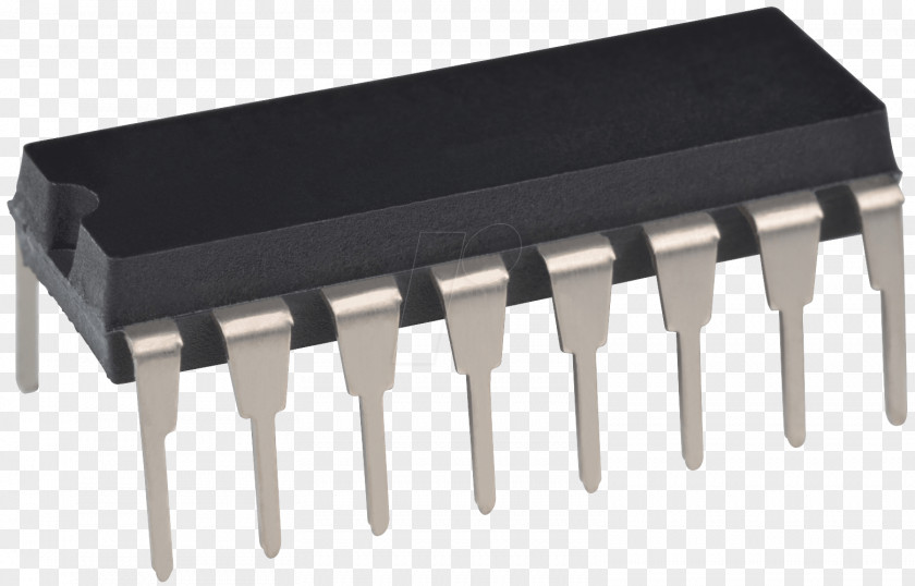 Dual In-line Package Opto-isolator Electronic Component Housing Integrated Circuits & Chips PNG
