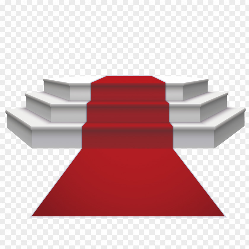 Exquisite Red Carpet Podium Clip Art PNG