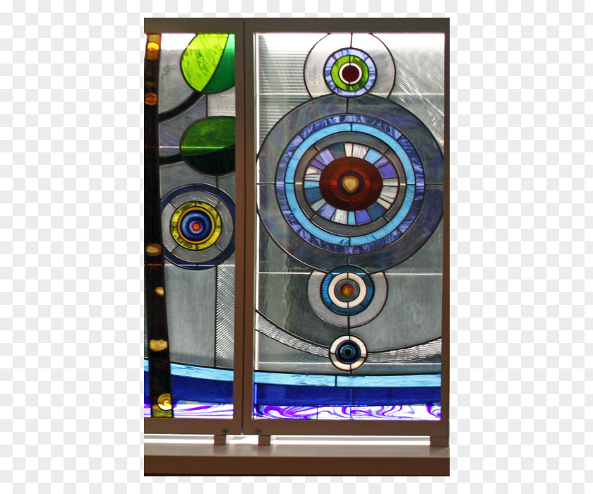 Glass Stained Target Archery Material PNG