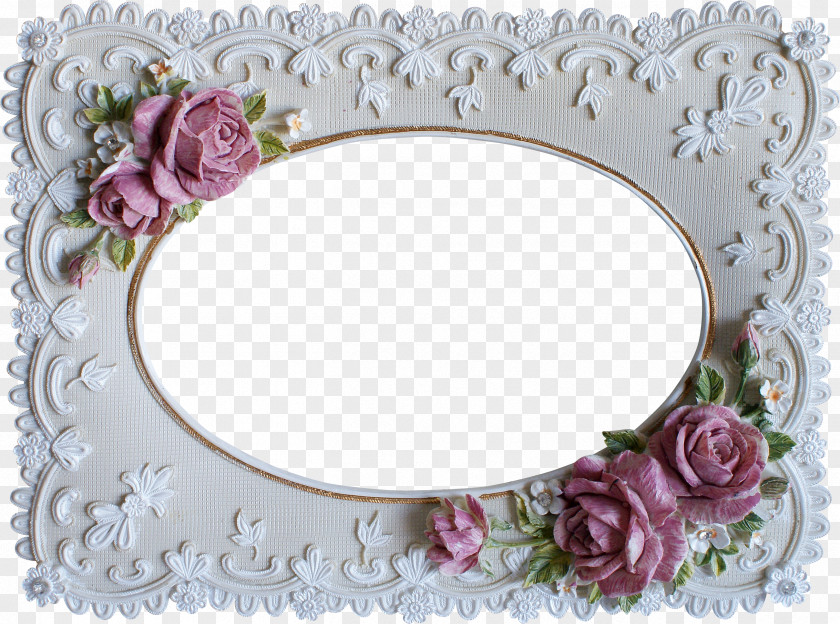 Purple Flowers Photo Frame Picture Photography Computer File PNG