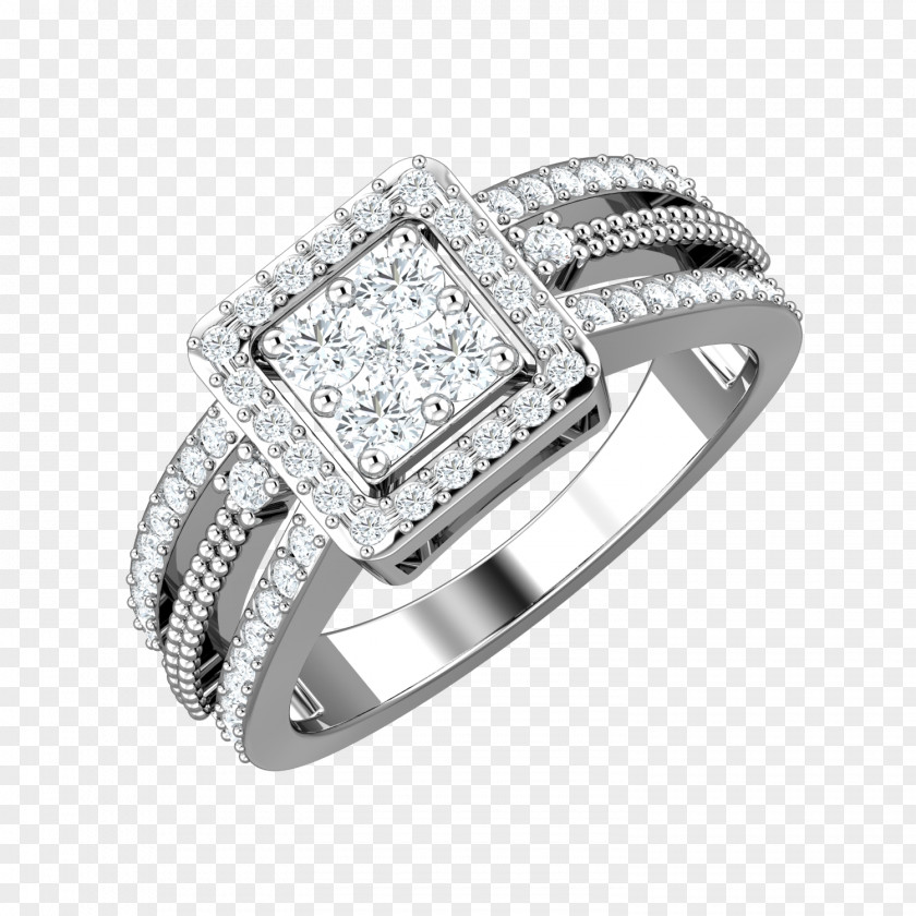 Ring Wedding Silver Bling-bling PNG