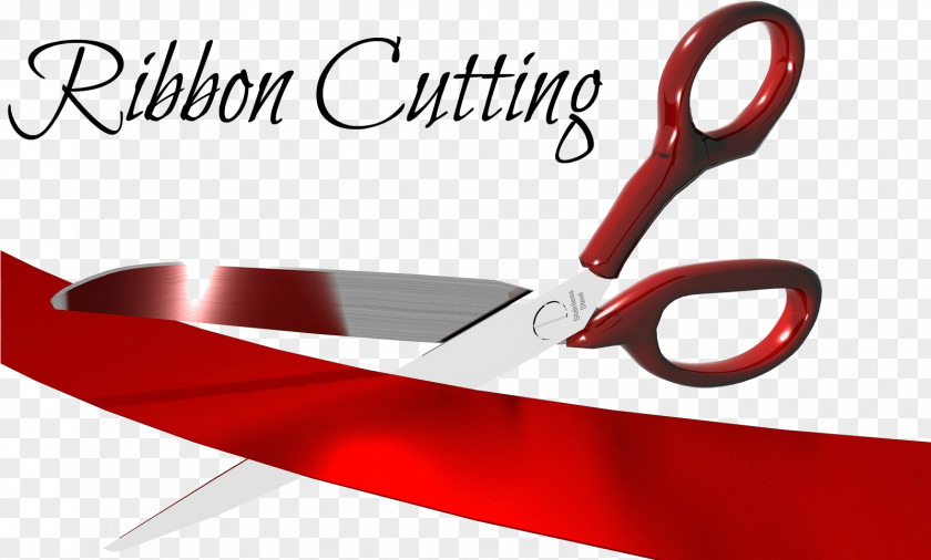 Scissors Opening Ceremony Ribbon Image PNG