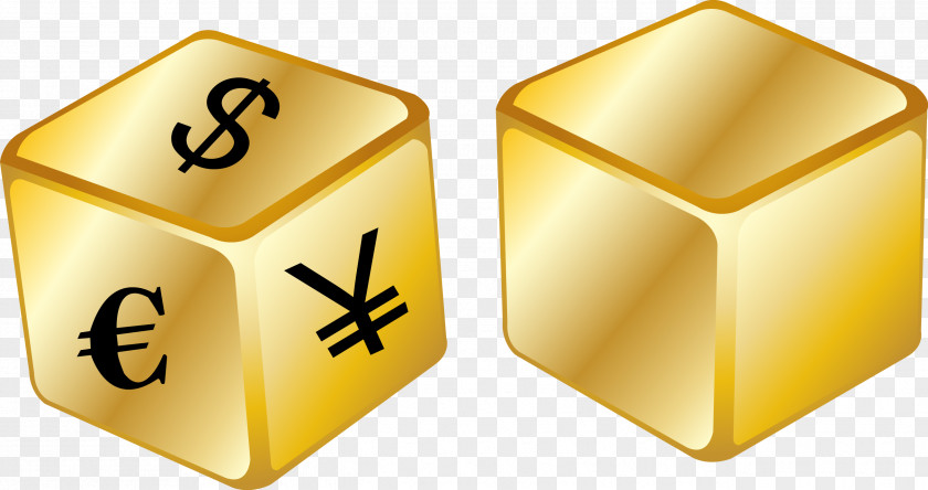 Golden Cube Download PNG