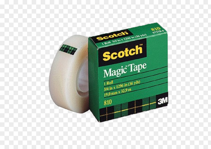 Scotch Tape Transparent Adhesive Magic 3M Invisible 19mmx66m OEM PNG