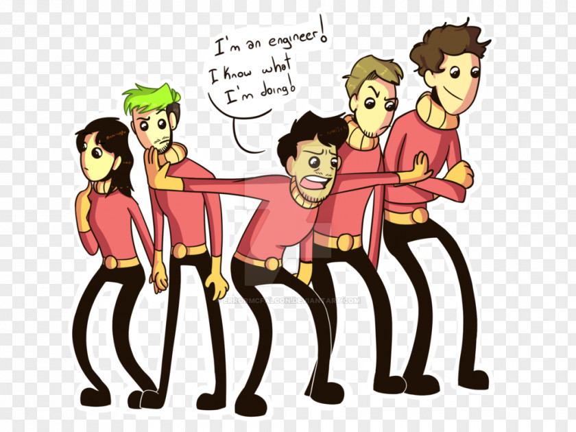 Star Trek Fan Art YouTuber Cartoon PNG