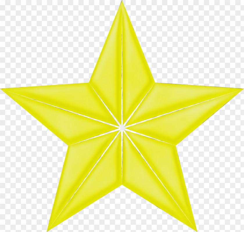 Astronomical Object Symmetry Yellow Star PNG