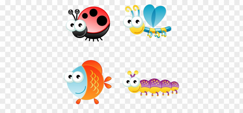 Cartoon Insects Insect Illustration PNG