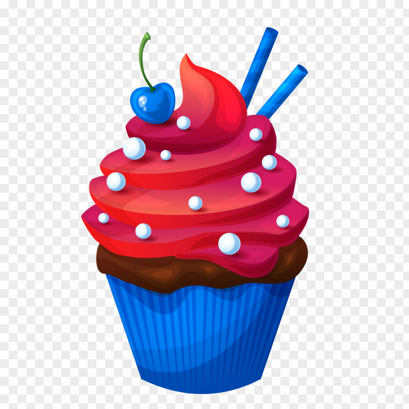 Delicacy Ice Cream Cupcake Clip Art PNG