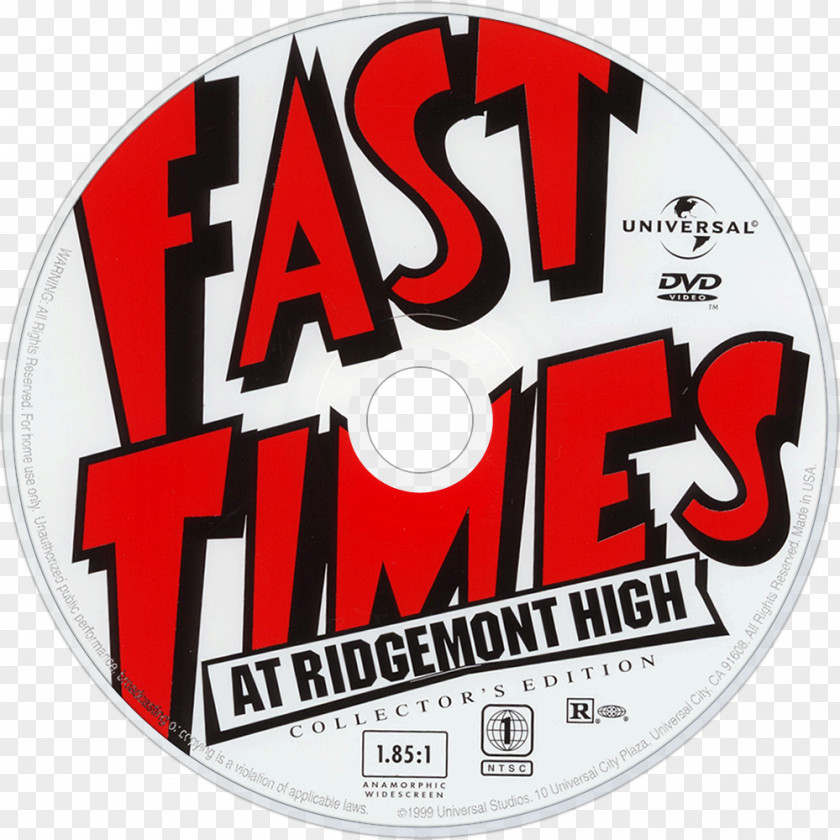 Fast Times Blu-ray Disc DVD Compact Film At Ridgmont High PNG