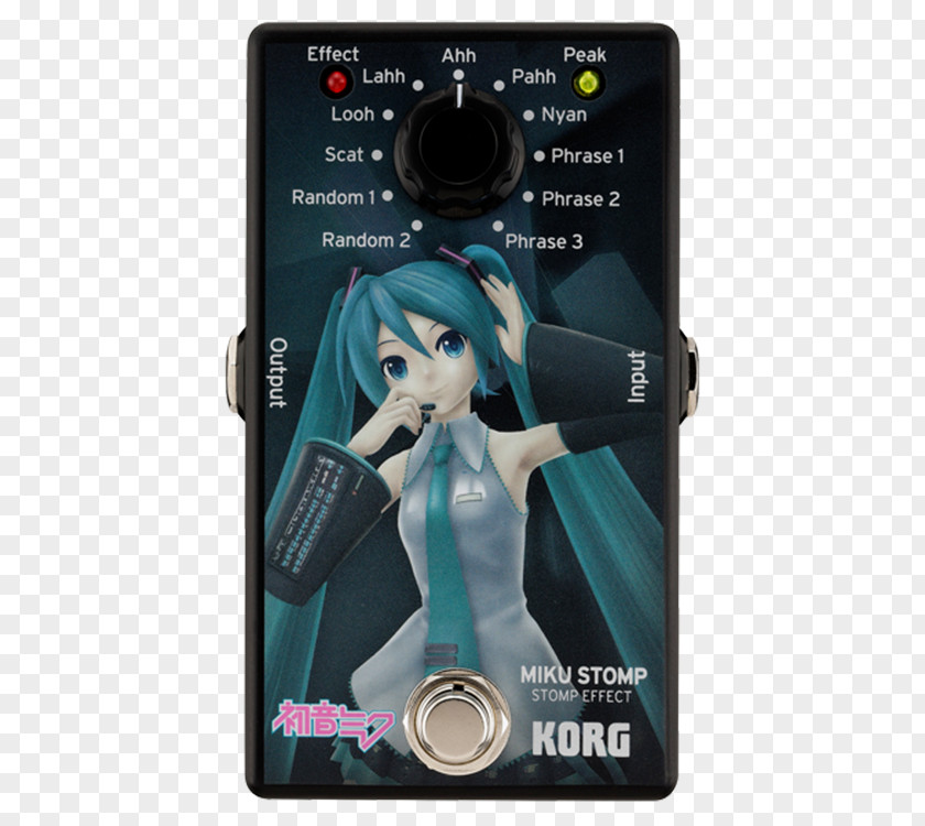 Hatsune Miku Effects Processors & Pedals KORG MIKU STOMP Guitar PNG