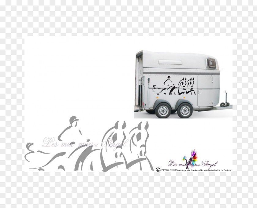 Horse & Livestock Trailers Sticker Combined Driving PNG