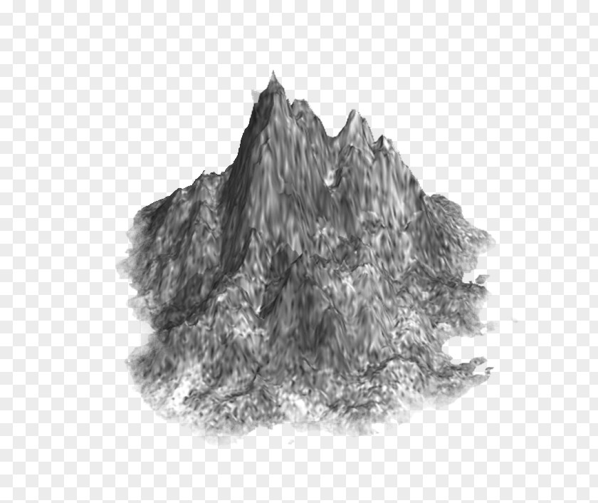 Shadow Mountain Isometric Projection Fantasy Map Orthographic PNG