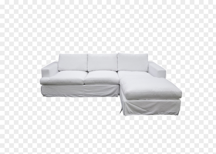 White Sofa Couch Bed Comfort Living Room Chaise Longue PNG