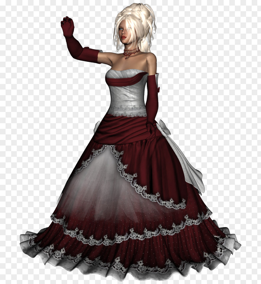 Ballet Belly Dance Gown PNG