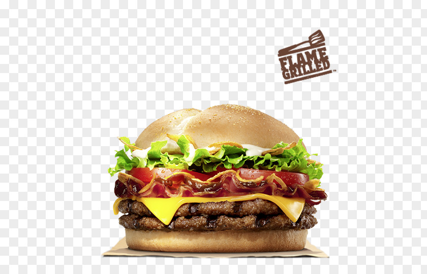 Burger King Cheeseburger Hamburger Whopper Bacon Barbecue Sauce PNG