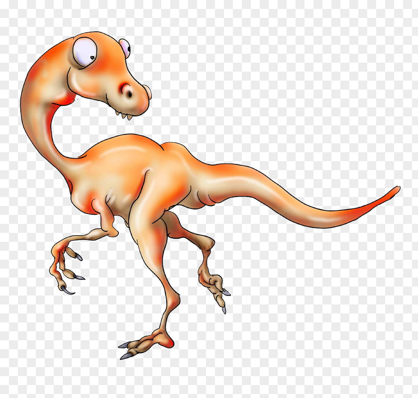 Cartoon Dinosaur Velociraptor PNG