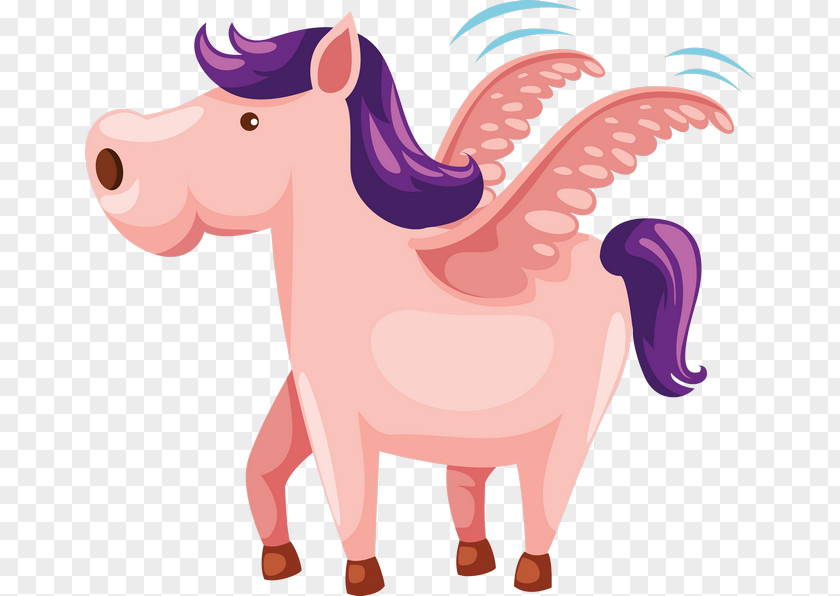 Fairy Tale Pony Clip Art PNG