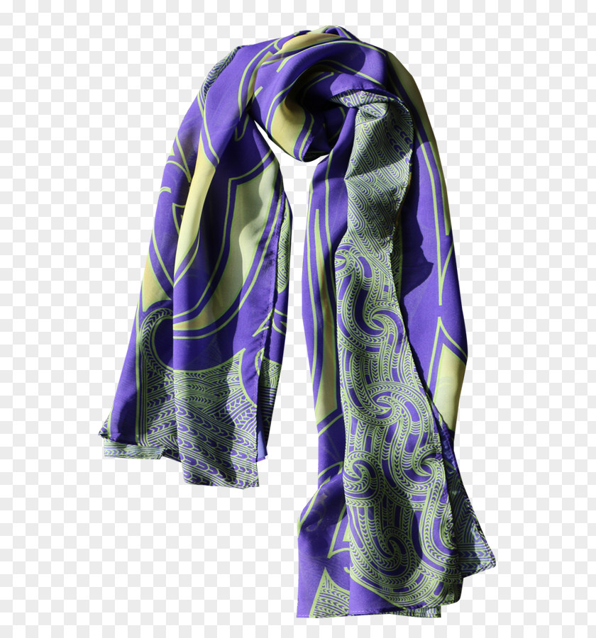 Green Scarf Chiffon New Zealand Silk Clothing Accessories PNG