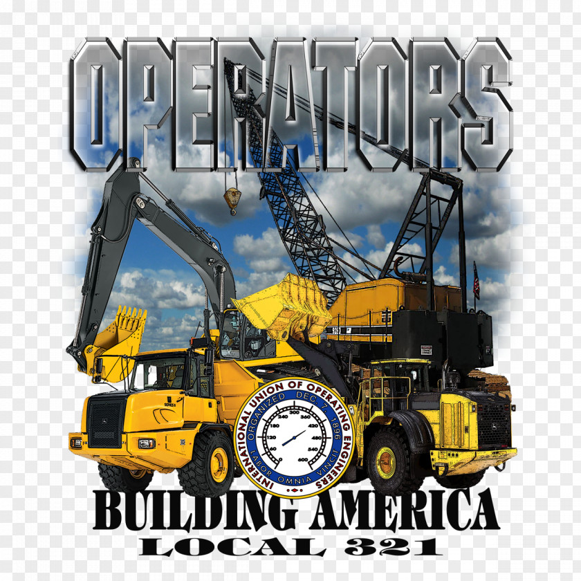 Heavy Equipment Machinery Promotional Merchandise International Union Of Operating Engineers PNG