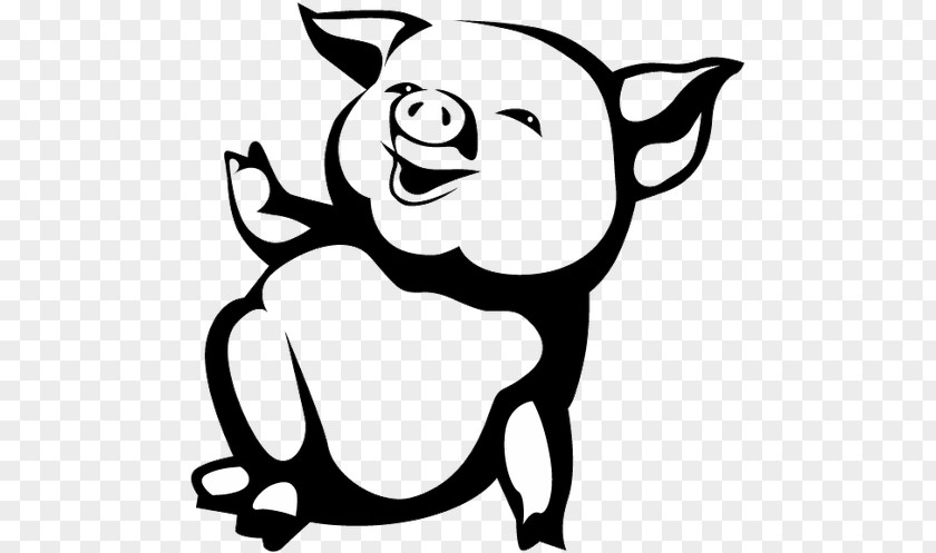 Pig Domestic Paper Wall Decal PNG