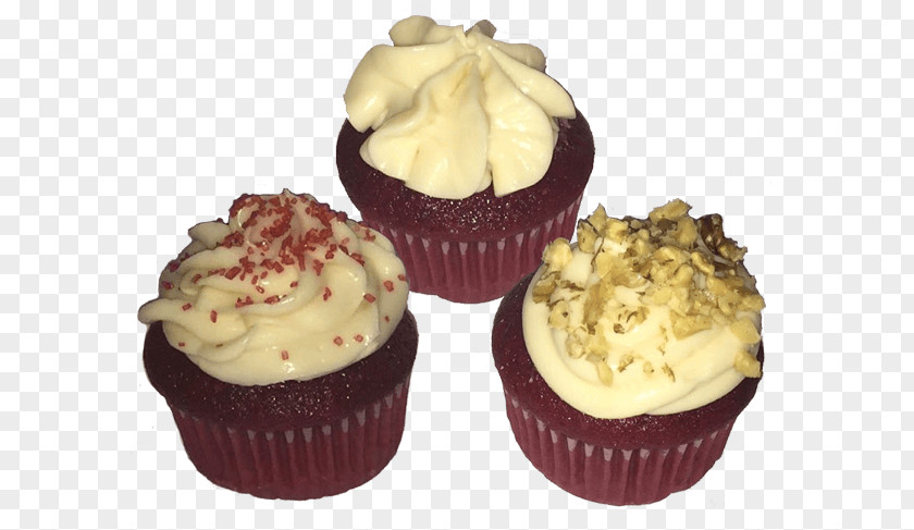 Red Velvet Cupcake Cake Muffin Frosting & Icing Cream PNG