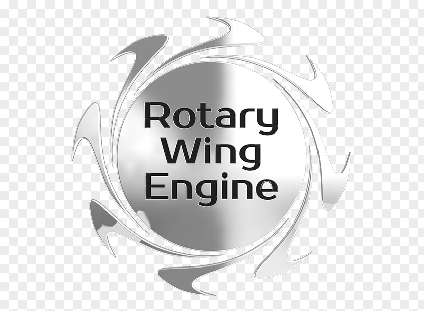 Rotary Engine Logo Brand Rotorcraft Font Product Design PNG