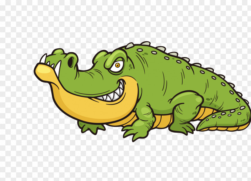 Cartoon Dinosaur Crocodile Alligator Illustration PNG