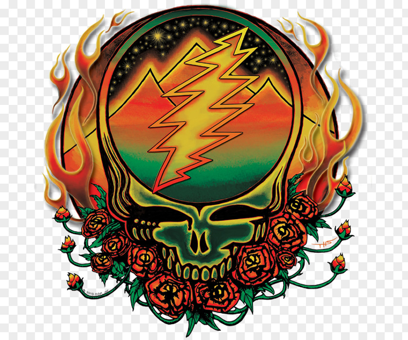 Hippie Grateful Dead Death Steal Your Face Deadhead PNG