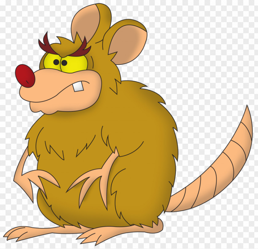Rat Brown Cat Mouse Cartoon Clip Art PNG
