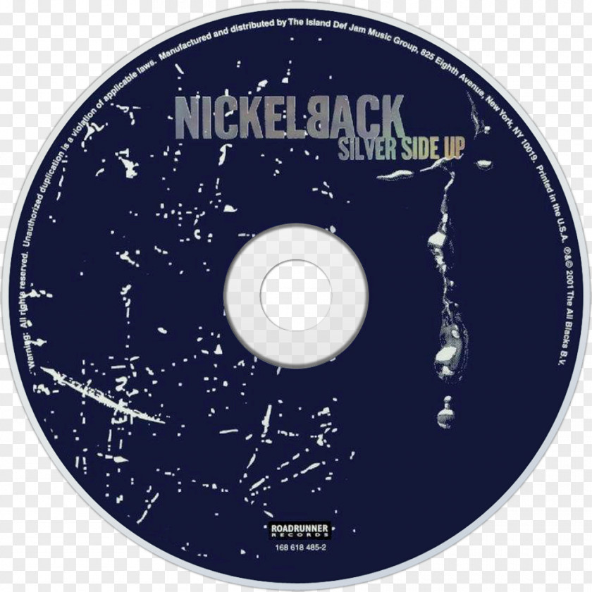 Silver Side Nickelback Compact Disc Up Never Again How You Remind Me PNG