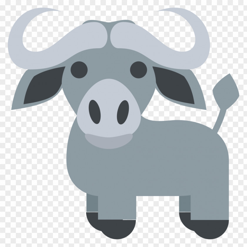 Emoji Water Buffalo Cattle Text Messaging Emoticon PNG