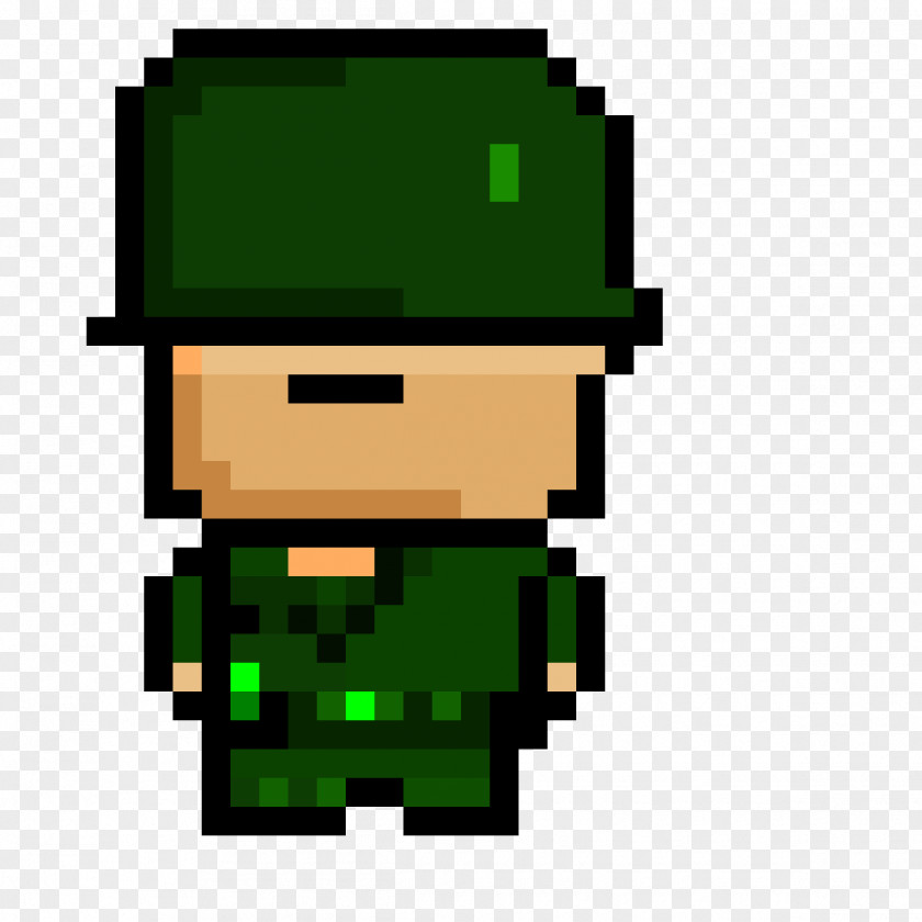 Green 2 Report Army Pixel Art Minecraft Soldier PNG