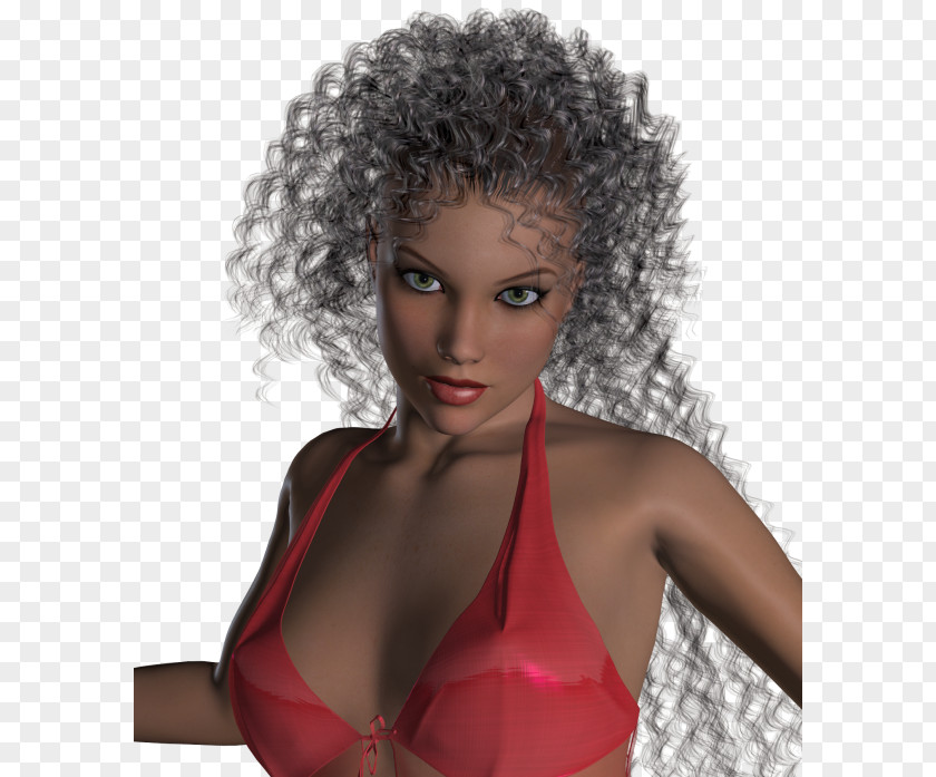 Hair Black Jheri Curl Coloring Afro PNG