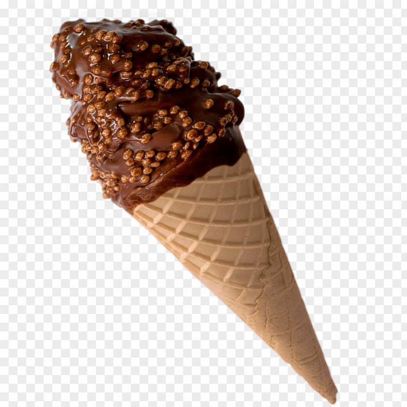 Ice Cream Chocolate Cones Wafer PNG