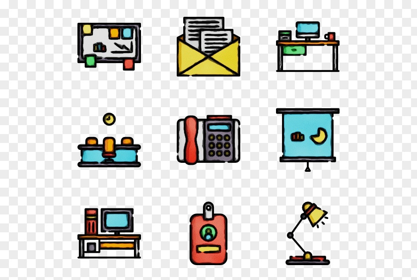 Technology Wet Ink Line Clip Art Icon PNG