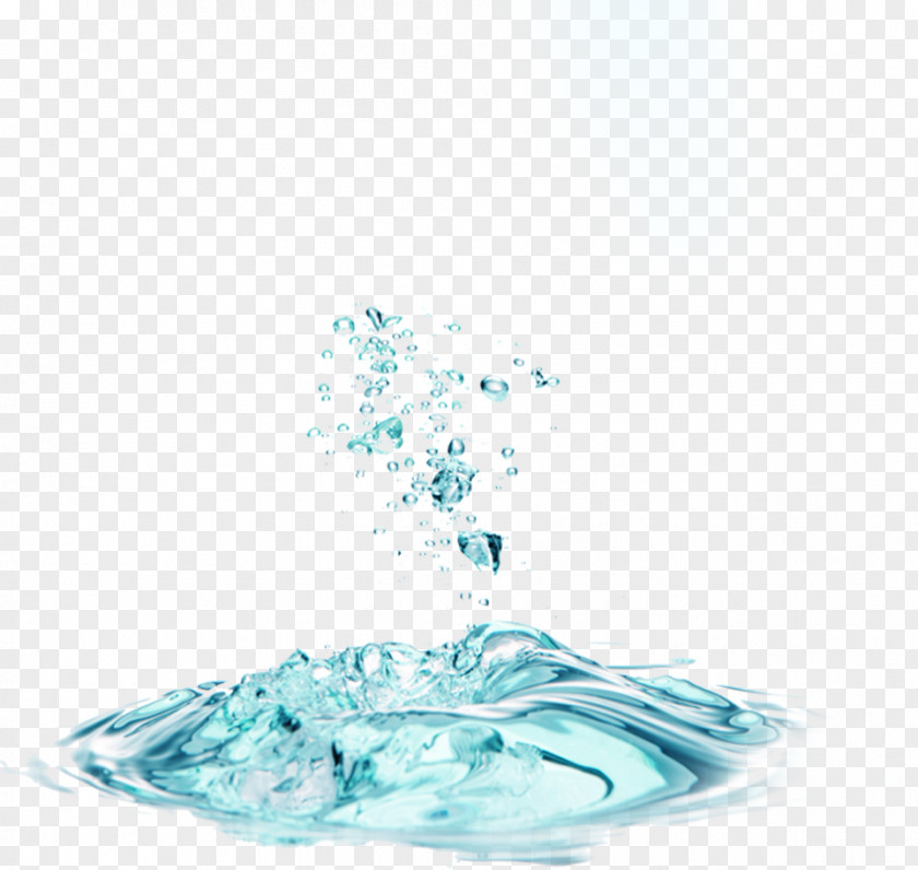 Water Web Banner Advertising Blue PNG