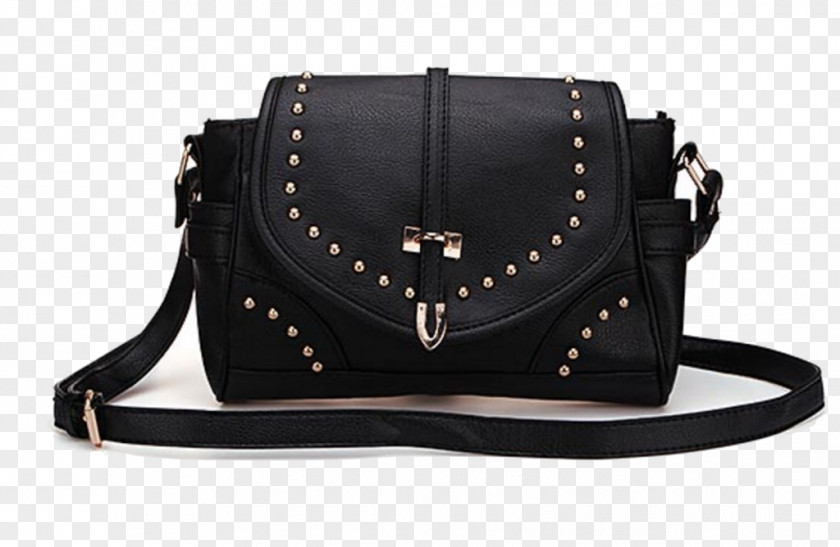 Gucci Black Leather Shoulder Bag Handbag Bicast Strap Messenger Bags PNG