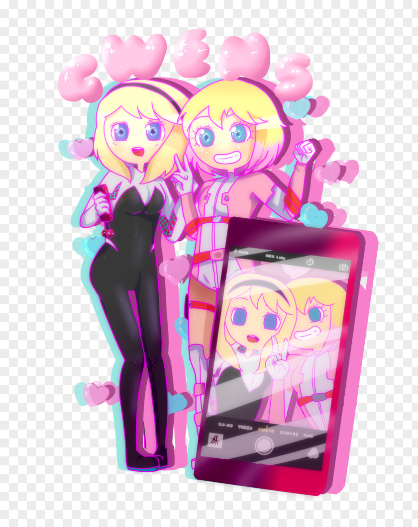 Gwenpool Gwen Stacy Spider-Verse Marvel Comics Barbie PNG