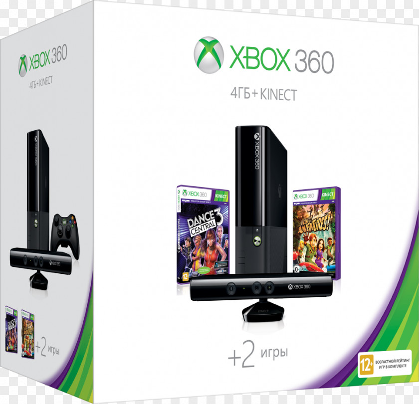 Kinect Adventures! Sports Microsoft Xbox 360 E 4GB PNG