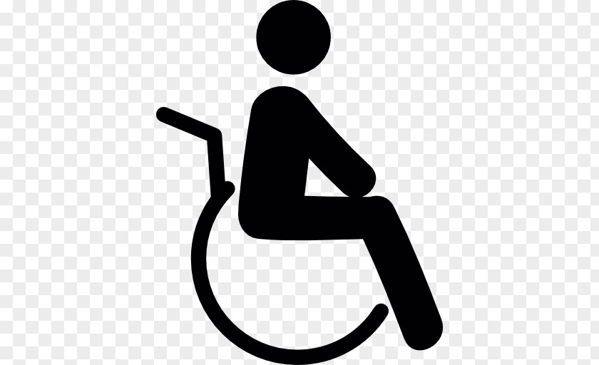 Wheelchair Disability Sign Logo PNG