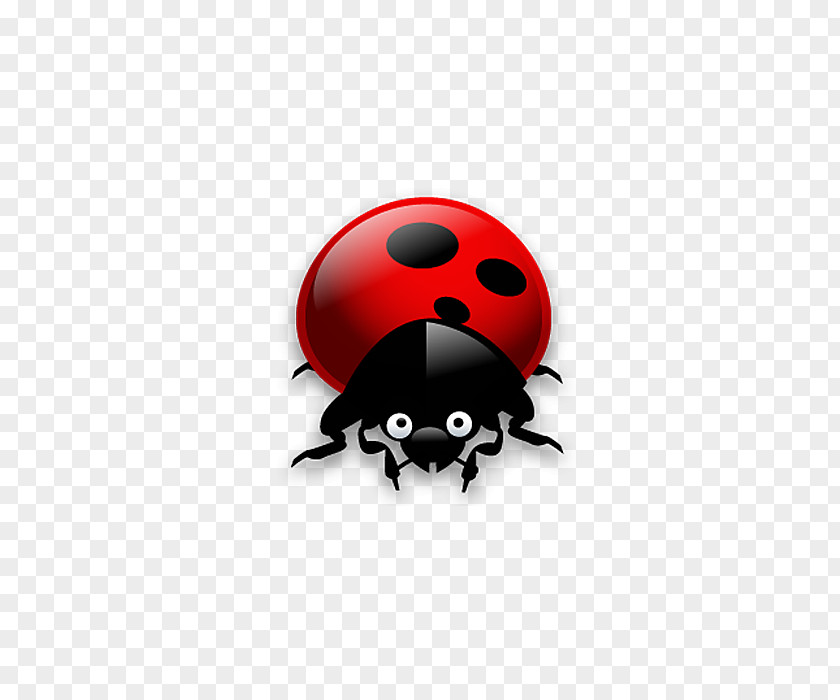 Hand-painted Ladybug Insect ICO Icon PNG