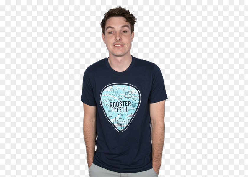 Rooster Teeth T-shirt Captain America Sleeve Neckline PNG