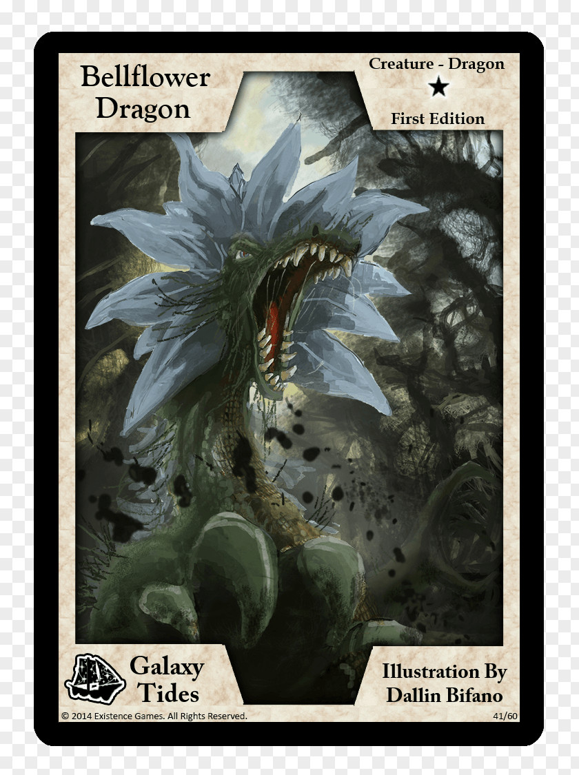 Bellflower Playing Card Collectable Trading Cards Booster Pack Tide Dragon PNG