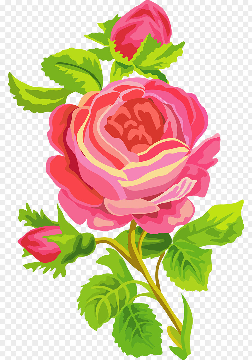 Design Garden Roses Cartoon Clip Art PNG