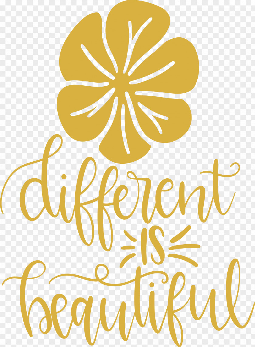 Different Is Beautiful Womens Day PNG