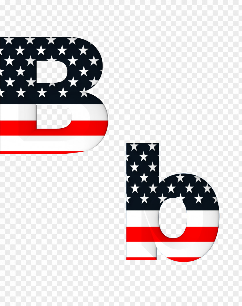 English Font Design Flag Of The United States Alphabet Letter PNG