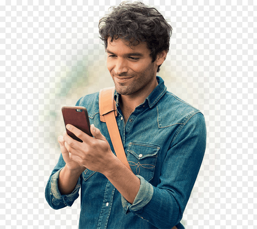 Man ON PHONE Proximus Group Service Mobile Phones TIM Brasil PNG